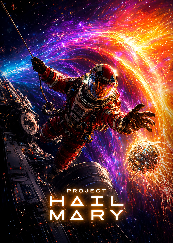 Project Hail Mary Space Poster