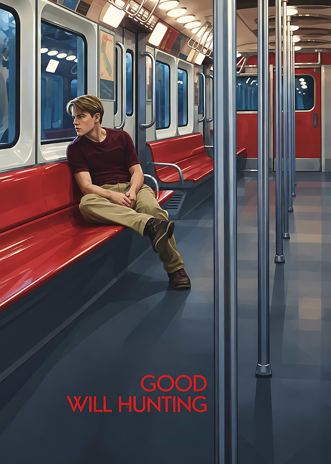 Good Will Hunting Subway Poster