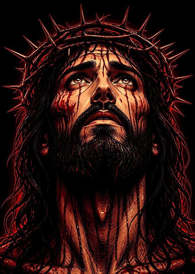 Jesus Christ with Crown of Thorns