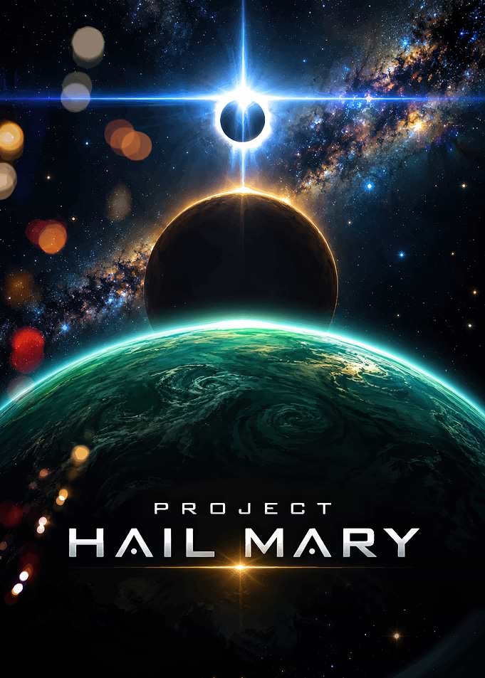 Project Hail Mary Space Poster