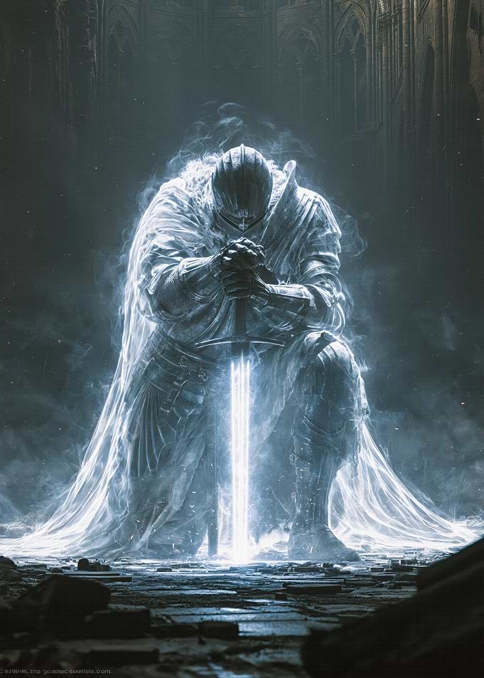 Spectral Knight Kneeling