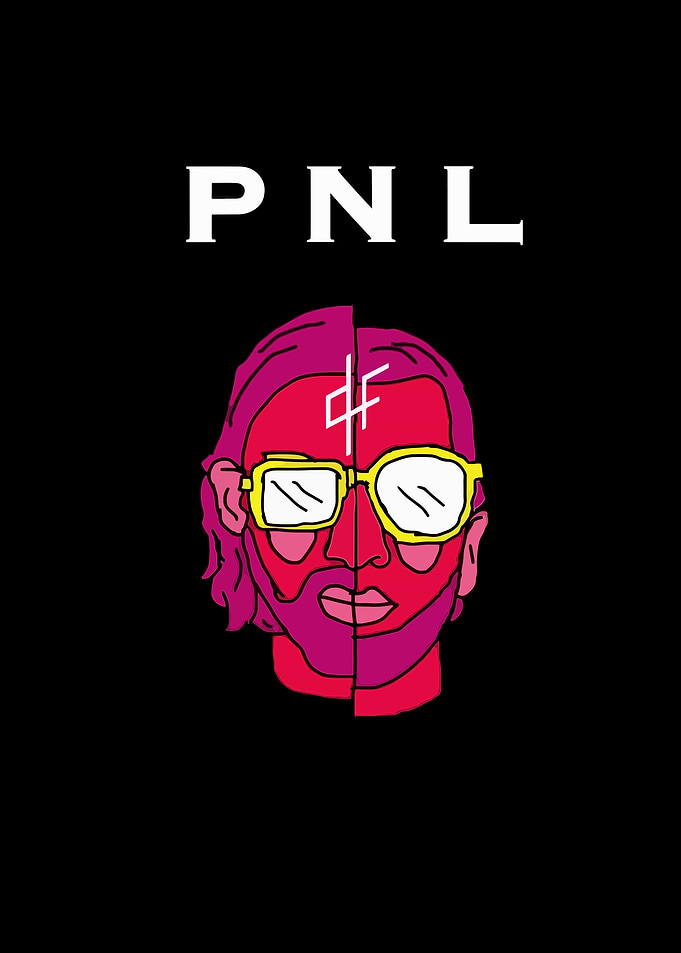 PNL Rap Duo Minimalist Graphic Art