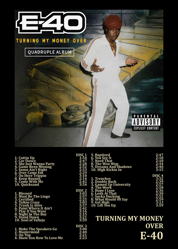 E-40 Turning My Money Over Album