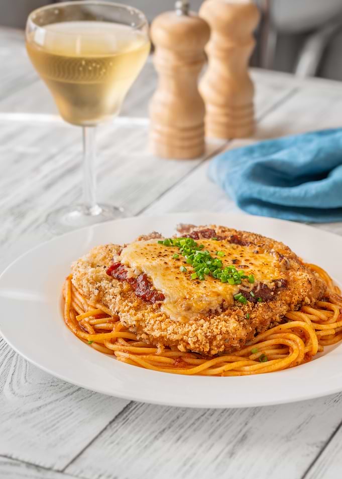 Chicken Parmesan with Spaghetti