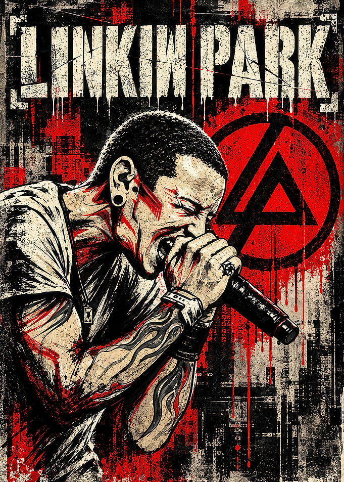 Linkin Park Chester Bennington Poster