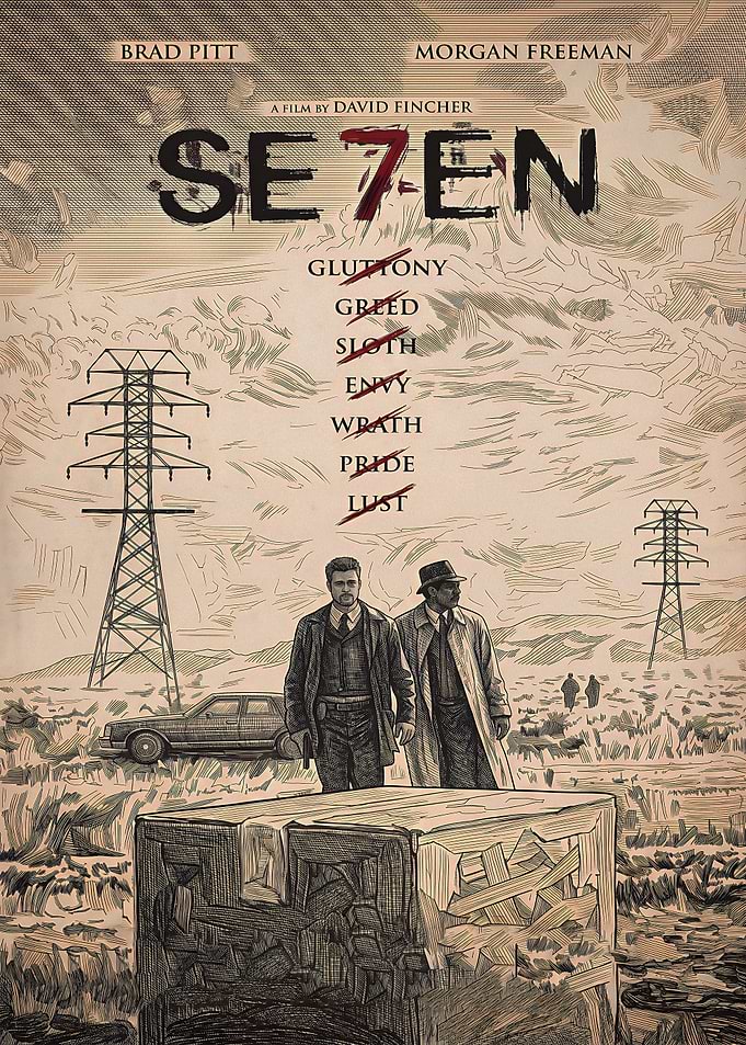 Se7en Movie Poster Art