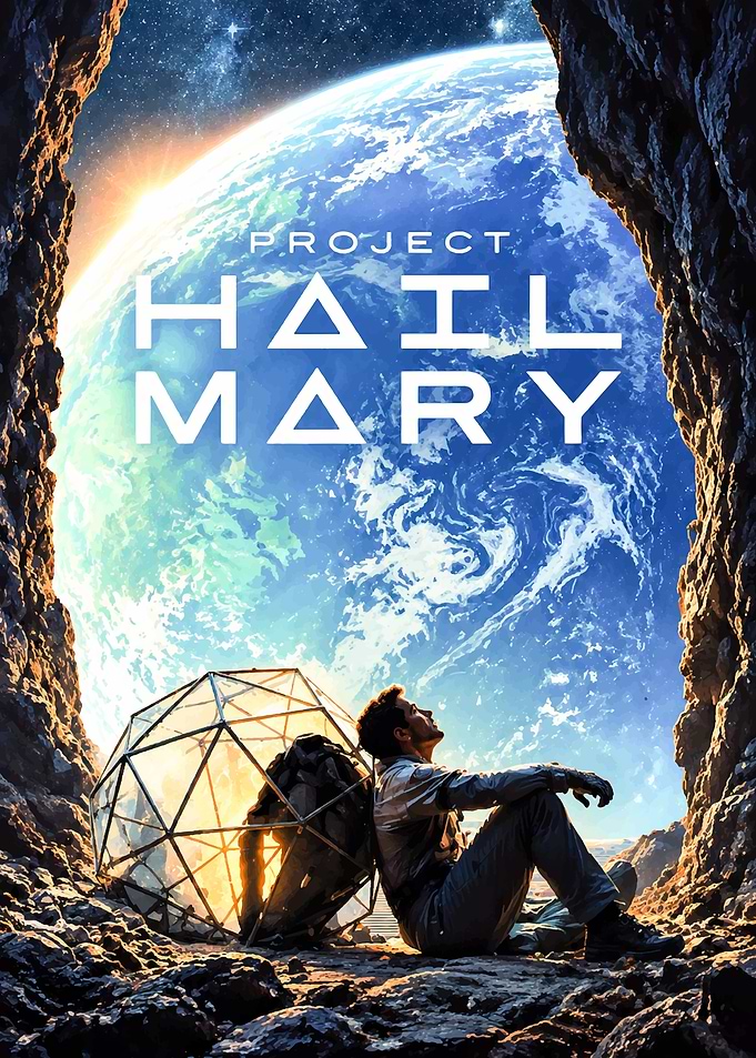 Project Hail Mary Space Poster