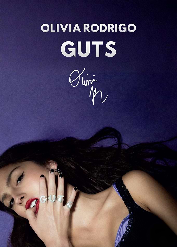 Olivia Rodrigo GUTS Album Cover