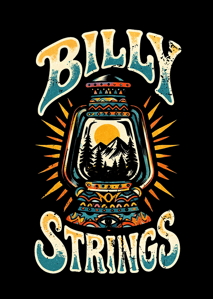 Billy Strings Lantern Graphic Art