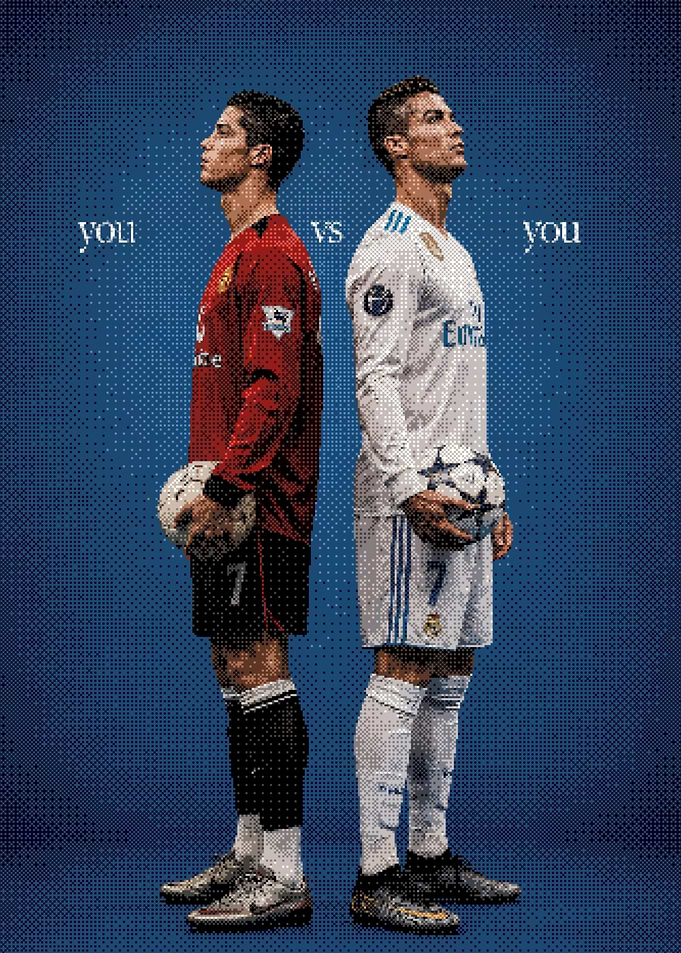 Cristiano Ronaldo You vs You Poster