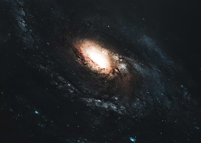 Spiral Galaxy in Deep Space