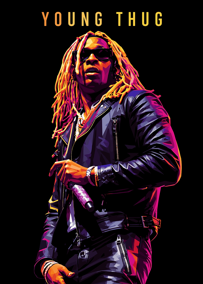 Young Thug Pop Art Portrait