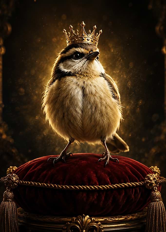 Tiny Crowned Bird – Big Ego