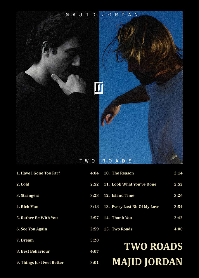Majid Jordan Two Roads Album Cover