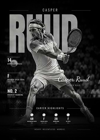 Casper Ruud Nordic Tennis Force