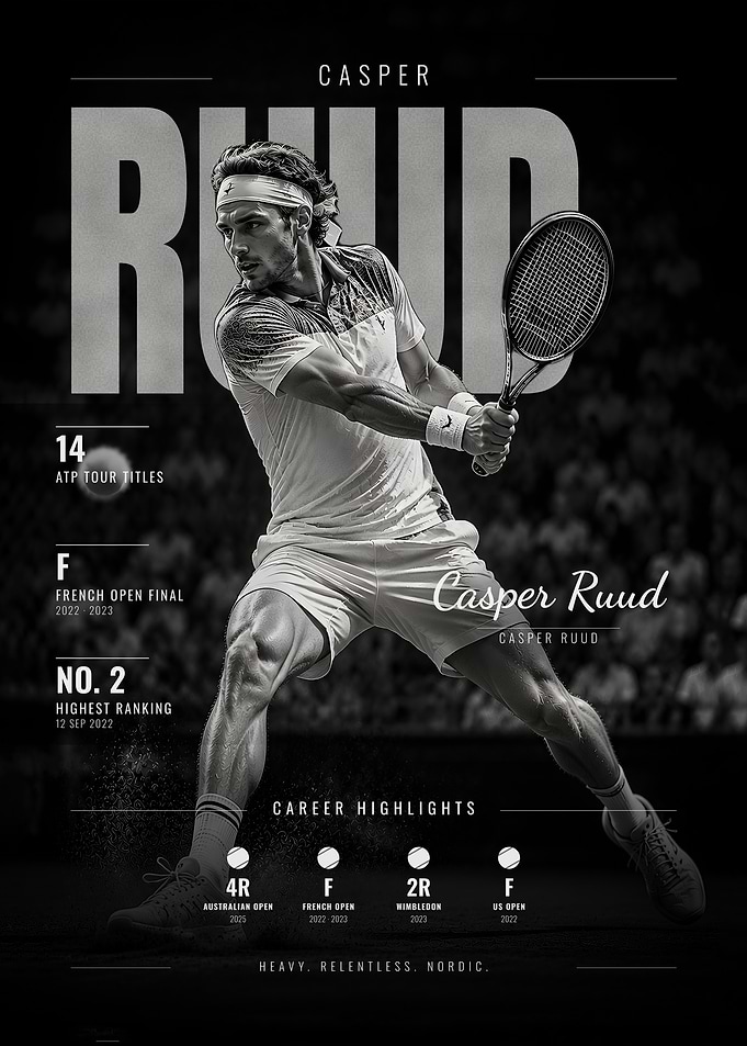 Casper Ruud Nordic Tennis Force
