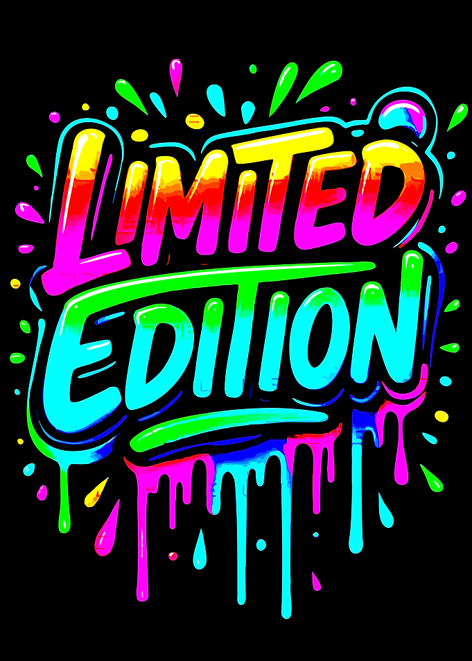 Neon Graffiti Limited Edition Typography