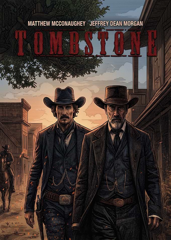 Tombstone Western Movie Poster Art