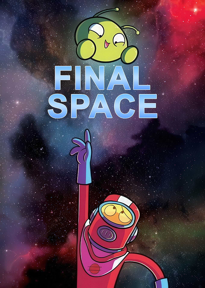 Final Space Gary and Mooncake Poster