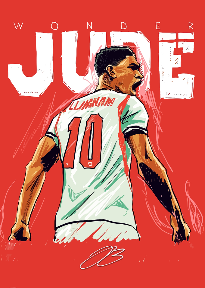 Wonder Jude Bellingham Soccer Poster