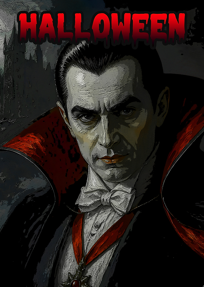 Dracula Halloween Poster