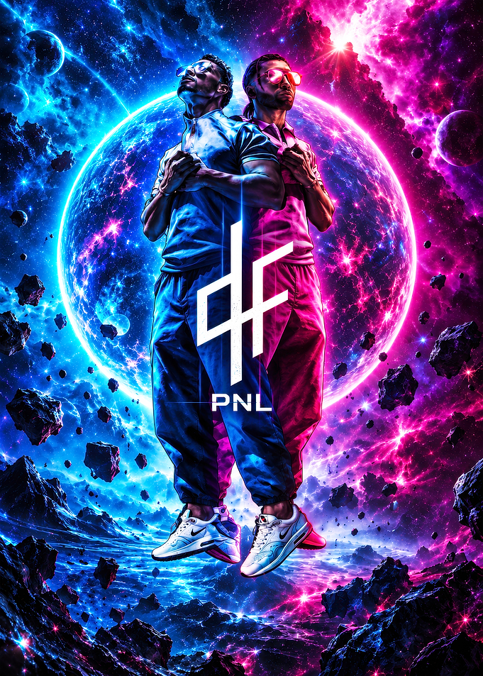 PNL Rap Duo Space Poster