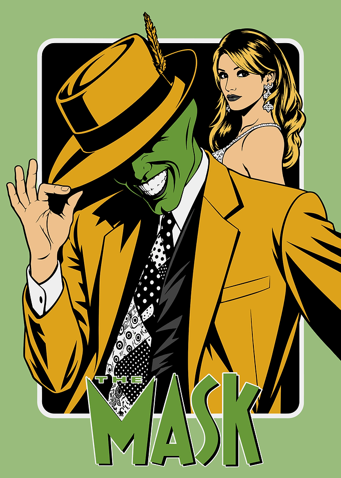 The Mask Movie Poster Art