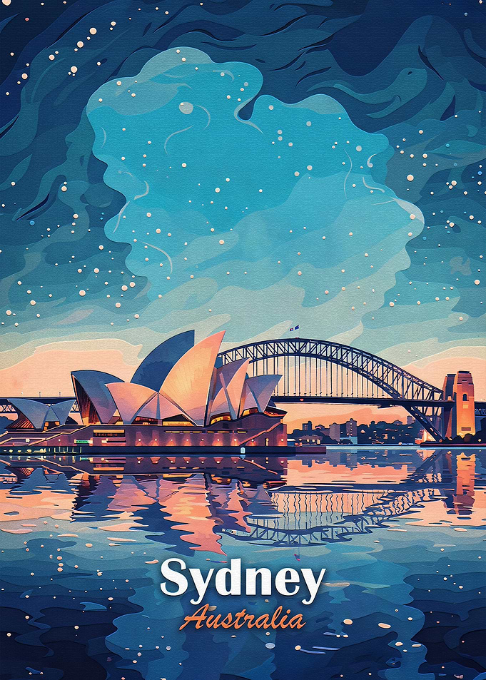 Sydney Opera House and Harbour Bridge