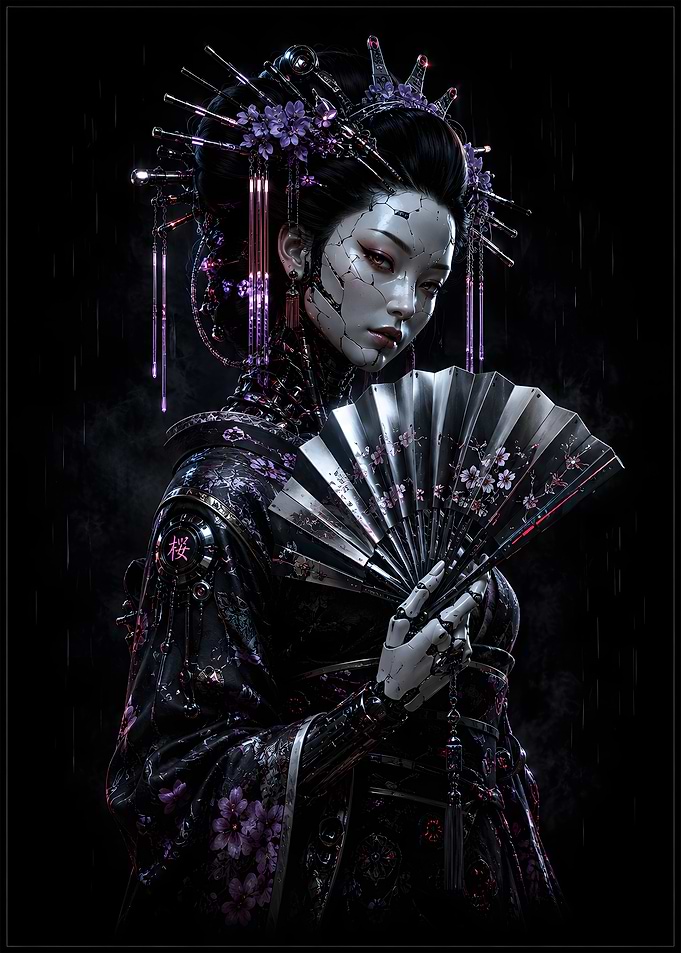 Cyber Geisha Midnight Sakura