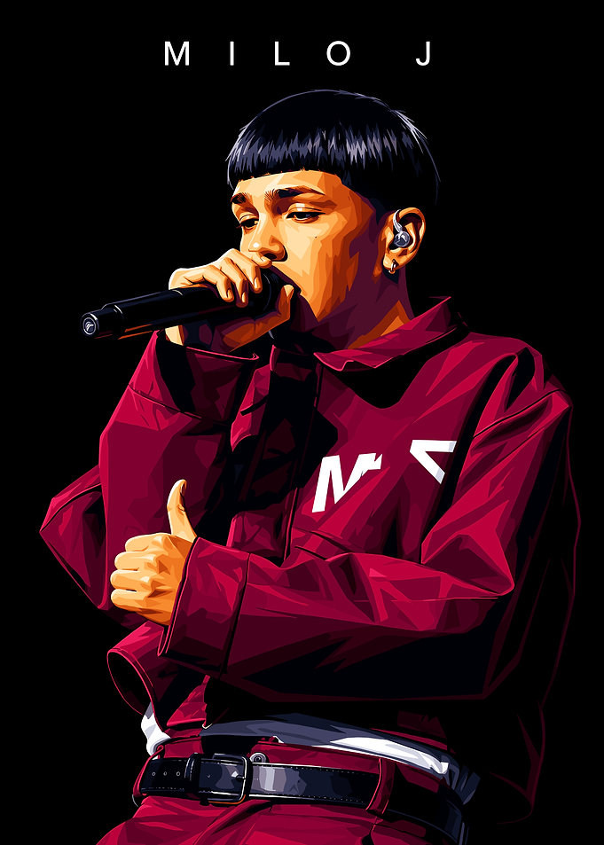 Milo J Portrait Illustration