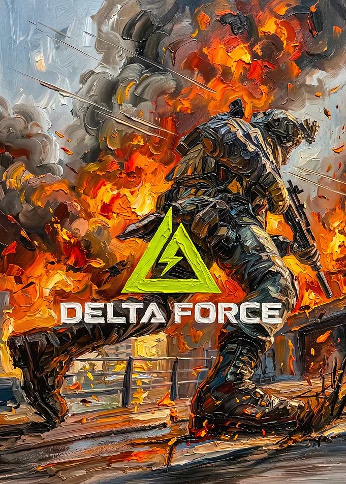 Delta Force Game Poster Art