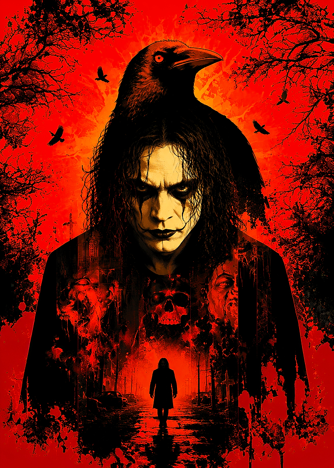 The Crow Movie Poster Art
