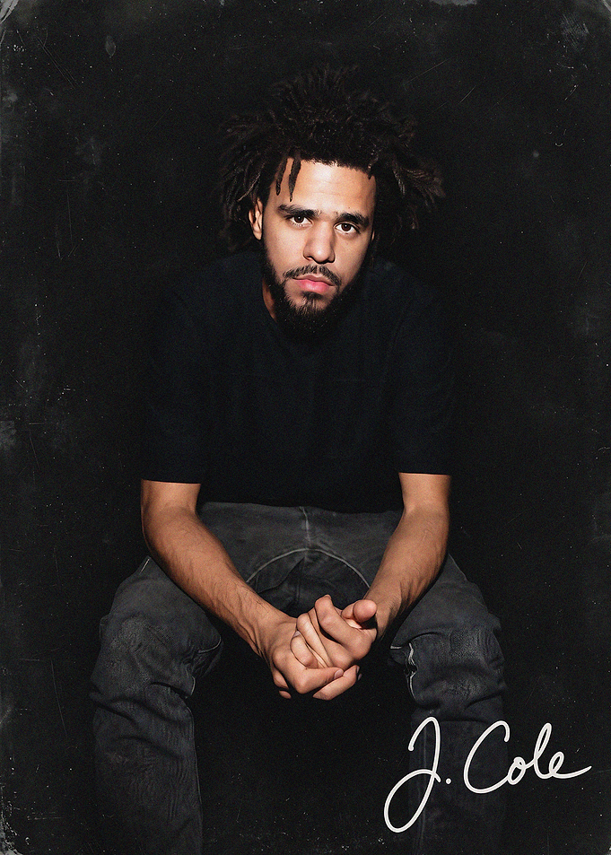 J. Cole Portrait Poster