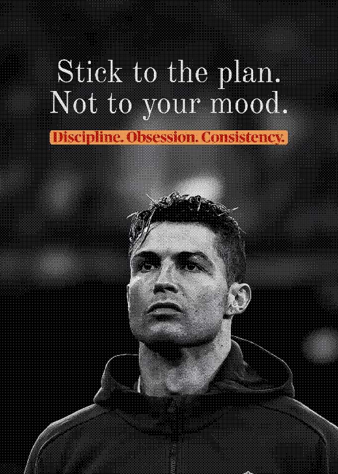 Cristiano Ronaldo Motivational Poster