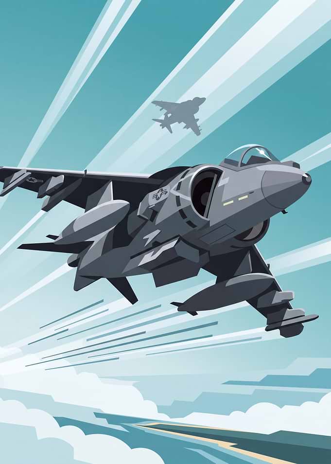 AV-8B Harrier II Pixel