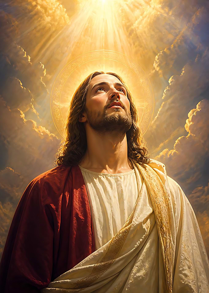 Jesus Christ Looking Upward