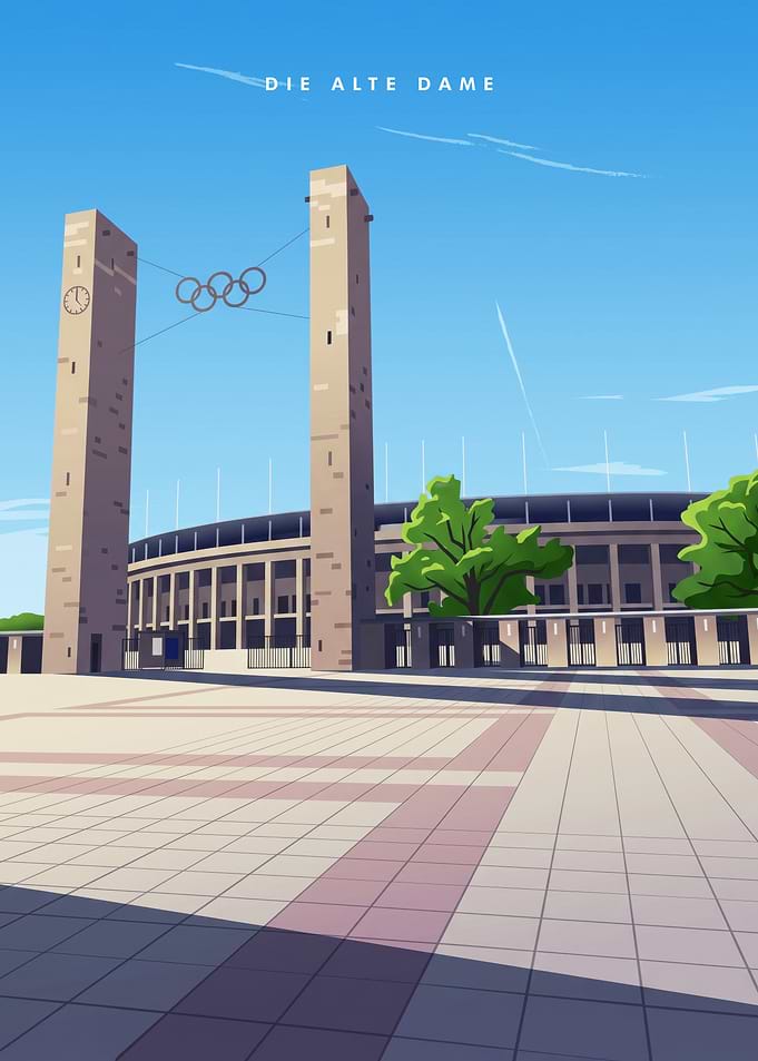 Olympiastadion Voller Geschichte