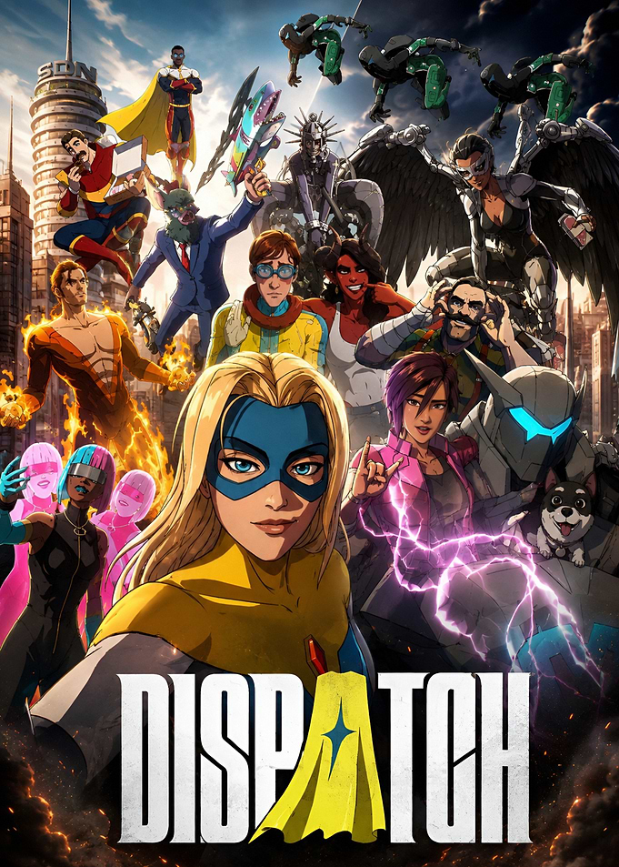 Dispatch Superhero Team Ensemble Poster