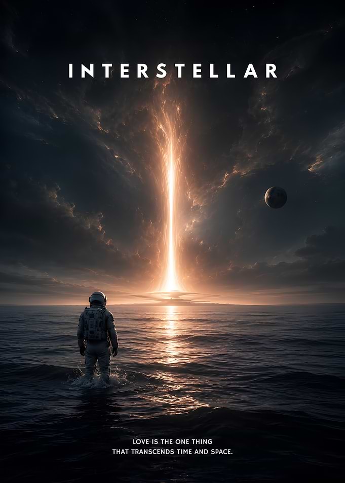Interstellar Movie Poster Astronaut