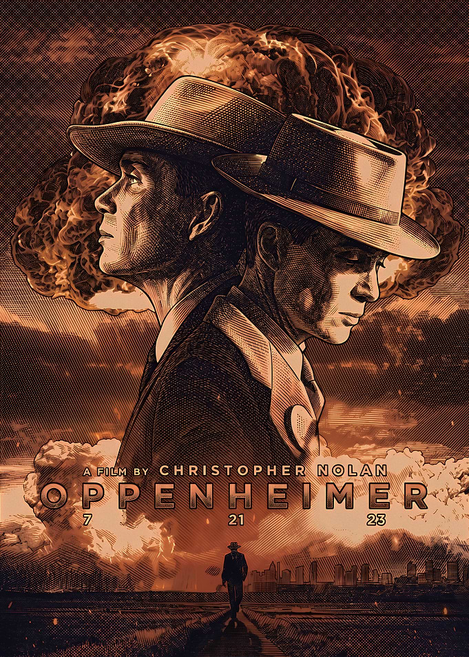 Oppenheimer Movie Poster Art