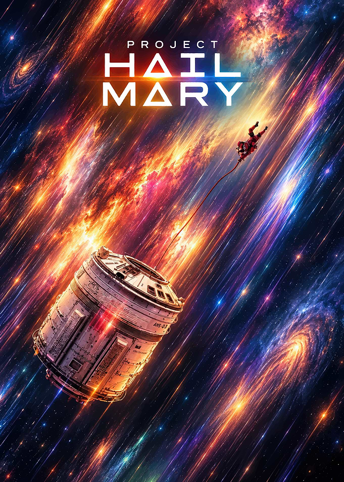 Project Hail Mary Space Poster
