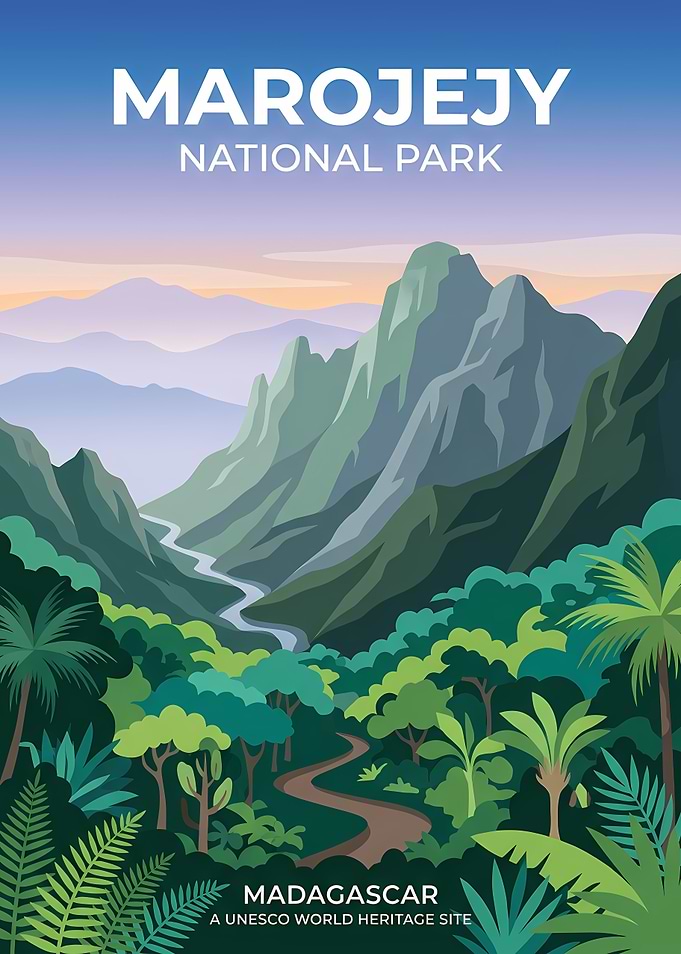 Marojejy National Park Travel Poster