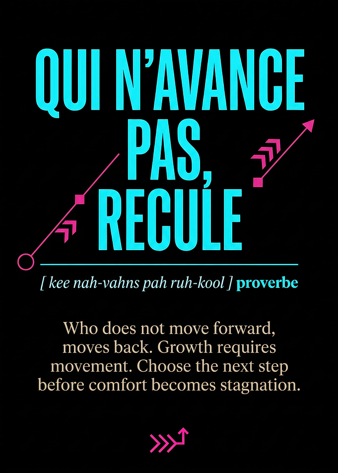 French Proverb Inspirational Wall Art
