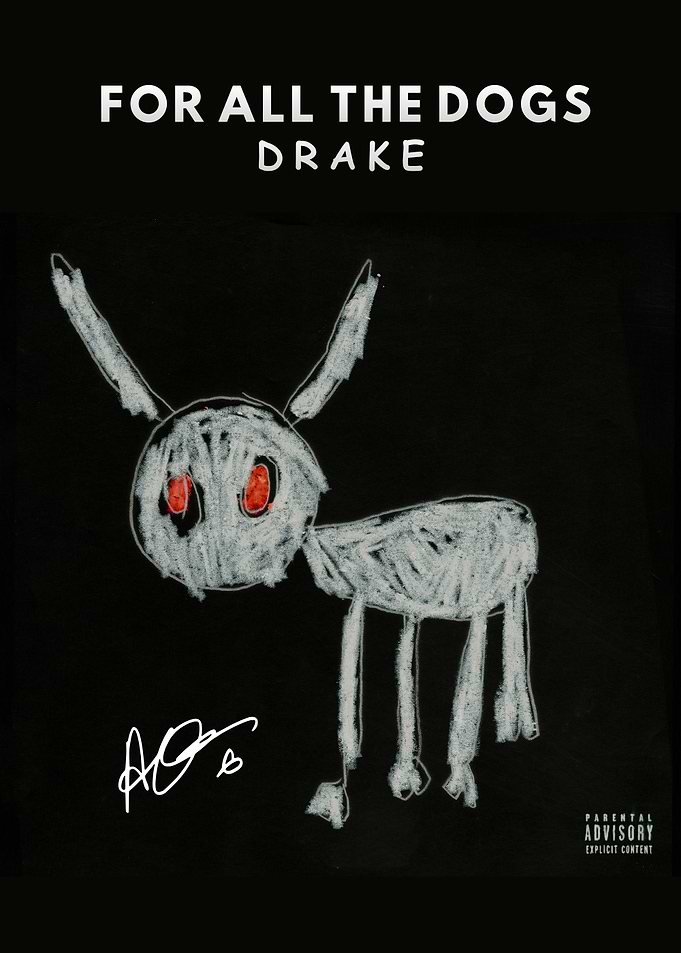 Drake For All The Dogs Album Cover