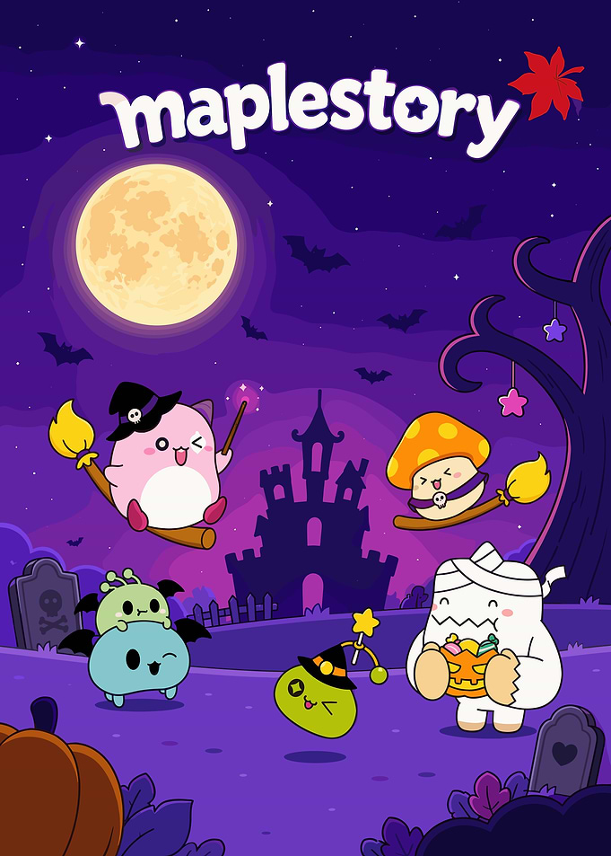 MapleStory Halloween Celebration Illustration
