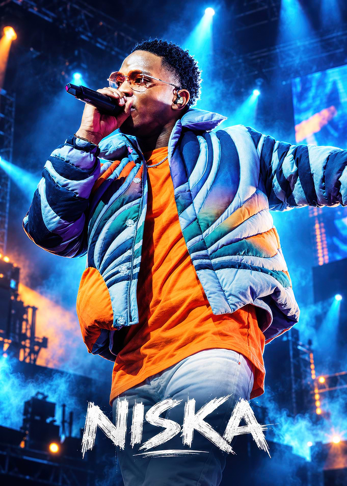 Niska Performing Live on Stage