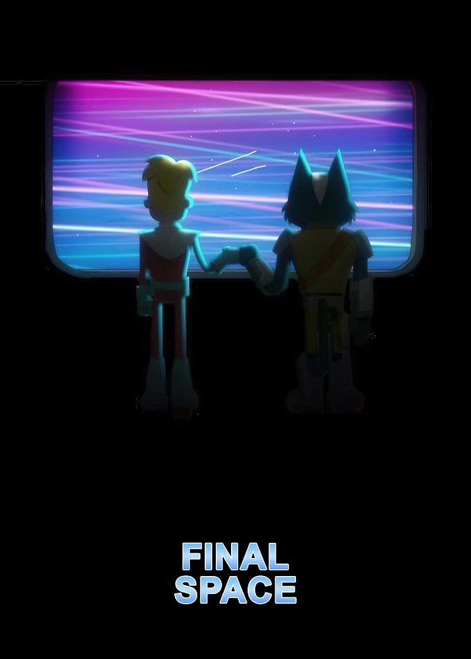 Final Space Characters Looking at Space