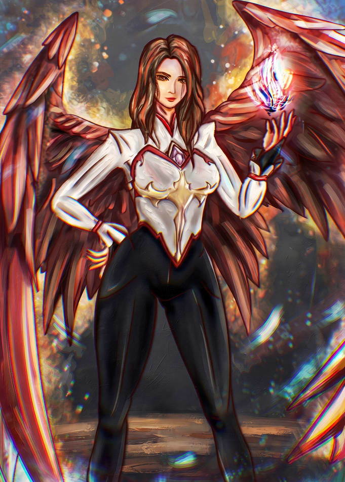 Winged Warrior Woman Supreme Magus