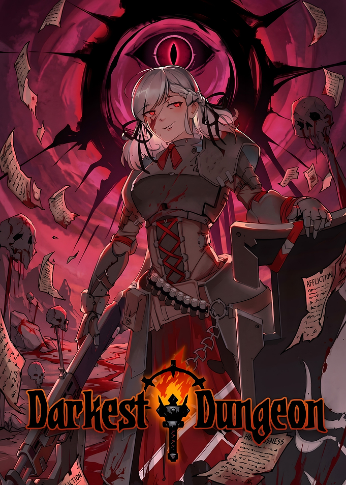 Darkest Dungeon Anime Style Art