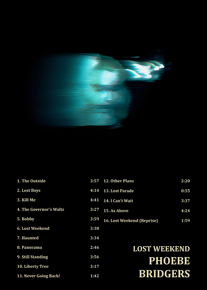 Phoebe Bridgers Lost Weekend Album Tracklist